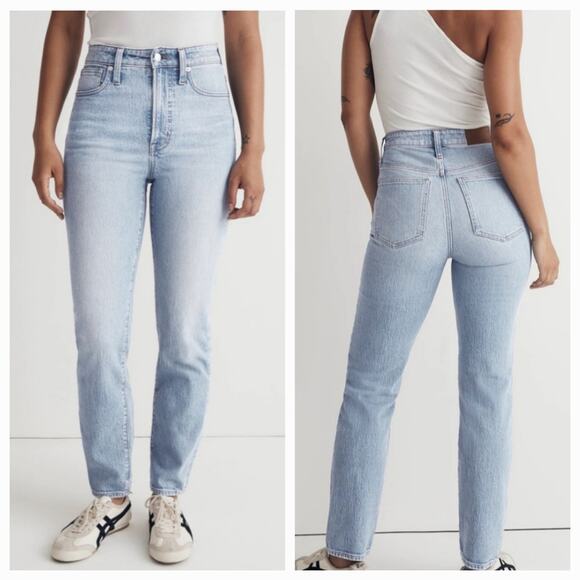 NWT Madewell Curvy Perfect Vintage Jean, light wash, sz 29, inseam 27.5" - Picture 10 of 10
